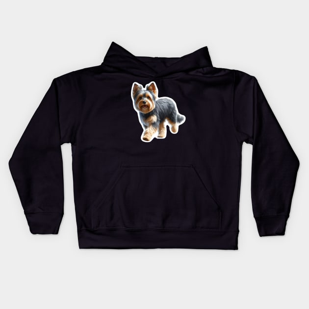 Australian Terrier Kids Hoodie by millersye